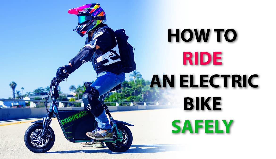 how to ride an electric bike